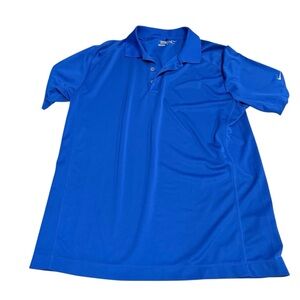 Nike Golf tour performance‎ large Dri fit short sleeve polo shirt Vibrant Blue